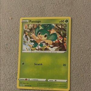 Pansage Pokémon Card